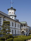Former Taisha Period Kaichi School, National Important Cultural Property, in Matsumoto, Japan