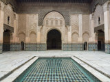 Ben Youssef Medersa (Koranic School), UNESCO World Heritage Site, Marrakesh, Morocco, North Africa