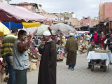 Souk, Medina, Marrakech (Marrakesh), Morocco, North Africa, Africa