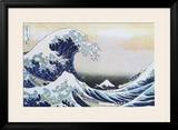 The Great Wave at Kanagawa , c.1829 Framed Poster