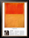 Buy Twentieth Century Art Masterpieces -Mark Rothko - Orange and Tan at AllPosters.com