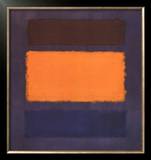 Untitled, Brown and Orange on Maroon