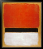 Untitled (Red, Black, White on Yellow), 1955