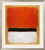 Untitled (Red, Black, White on Yellow), 1955