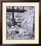 Painting in his East Hampton Studio