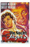The Night of the Hunter, German Movie Poster, 1955