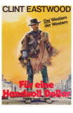A Fistful of Dollars, German Movie Poster, 1964