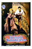 A Streetcar Named Desire, Spanish Movie Poster, 1951