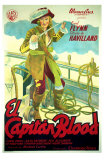Captain Blood, Swedish Movie Poster, 1935