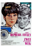 Two for the Road, German Movie Poster, 1967