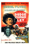 Dodge City, Spanish Movie Poster, 1939