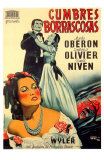 Wuthering Heights, Spanish Movie Poster, 1939