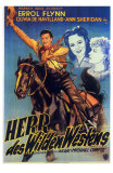Dodge City, German Movie Poster, 1939