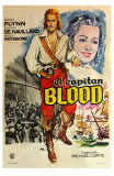 Captain Blood, Spanish Movie Poster, 1935