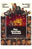 The Dirty Dozen, German Movie Poster, 1967