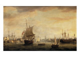 Buy View of Bristol Dock and Quay, 1787 at AllPosters.com