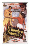 The Quiet Man, Spanish Movie Poster, 1952