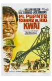 Bridge on the River Kwai, Spanish Movie Poster, 1958