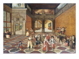 An Interior with elegant Figures andMusicians, 1630