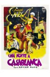 Buy Night in Casablanca, Italian Movie Poster, 1946 at AllPosters.com