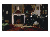 Buy Portrait of an Art Collector in his Salon at AllPosters.com