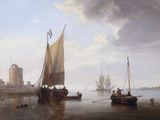 Buy Fishermen in a Calm Sea, 1845 at AllPosters.com