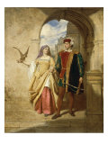 Haddon Hall in the Olden Time, c.1865 Giclee Print
