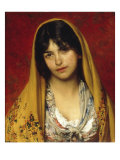 Buy Young Girl with Veil, 1882 at AllPosters.com