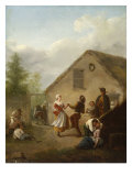 Buy A Village Scene with Peasants Dancing at AllPosters.com