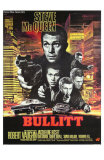 Bullitt, French Movie Poster, 1968