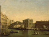 A View of the Rialto Bridge with the Palazzo dei Camerlenghi to the Right