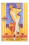 Mr. Hulot's Holiday, French Movie Poster, 1953