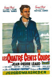 400 Blows, Belgian Movie Poster, 1959