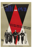 All About Eve, Swedish Movie Poster, 1950
