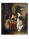 Buy Elegant Company Playing Backgammon at AllPosters.com