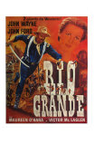 Rio Grande, French Movie Poster, 1950
