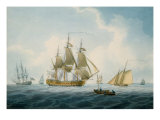 Buy A British Two-Decker with other Shipping, 1806 at AllPosters.com