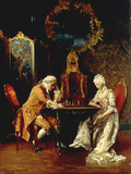 Buy The Chess Game, 1881 at AllPosters.com