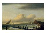 Buy Pulling in the Nets, Teignmouth at AllPosters.com
