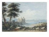 Buy View of Conway Castle, North Wales, 1835 at AllPosters.com