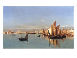 Buy A View of the Venetian Lagoon at AllPosters.com