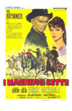 The Magnificent Seven, Italian Movie Poster, 1960
