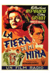 Bringing Up Baby, Spanish Movie Poster, 1938