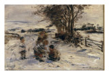 At Play in the Snow, 1889