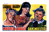Dancing Masters, Belgian Movie Poster, 1943