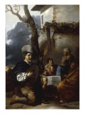 Buy A Lutenist with Figures Drinking at a Table at AllPosters.com