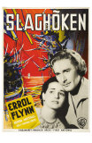The Sea Hawk, Swedish Movie Poster, 1940