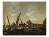 Buy View of Venice across the Grand Canal towards the Dogana and Santa Maria della Salute at AllPosters.com