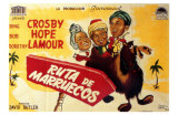 Road to Morocco, Spanish Movie Poster, 1942