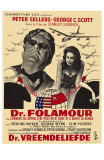 Dr. Strangelove, Belgian Movie Poster, 1964